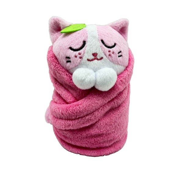 Uncute Other - Purritos Strawberry Uncute Plush Pink Cat In A Blanket 7” Stuffed Animal Toy
